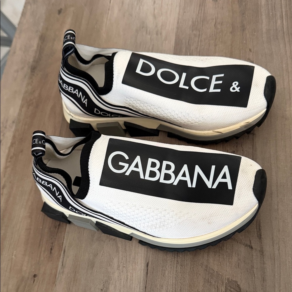 Dolce & Gabbana Monochrome Slip-On Sneakers